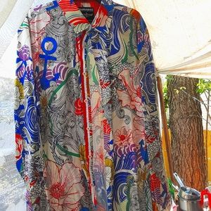 Nautical Men's Dress Shirt with Swagger